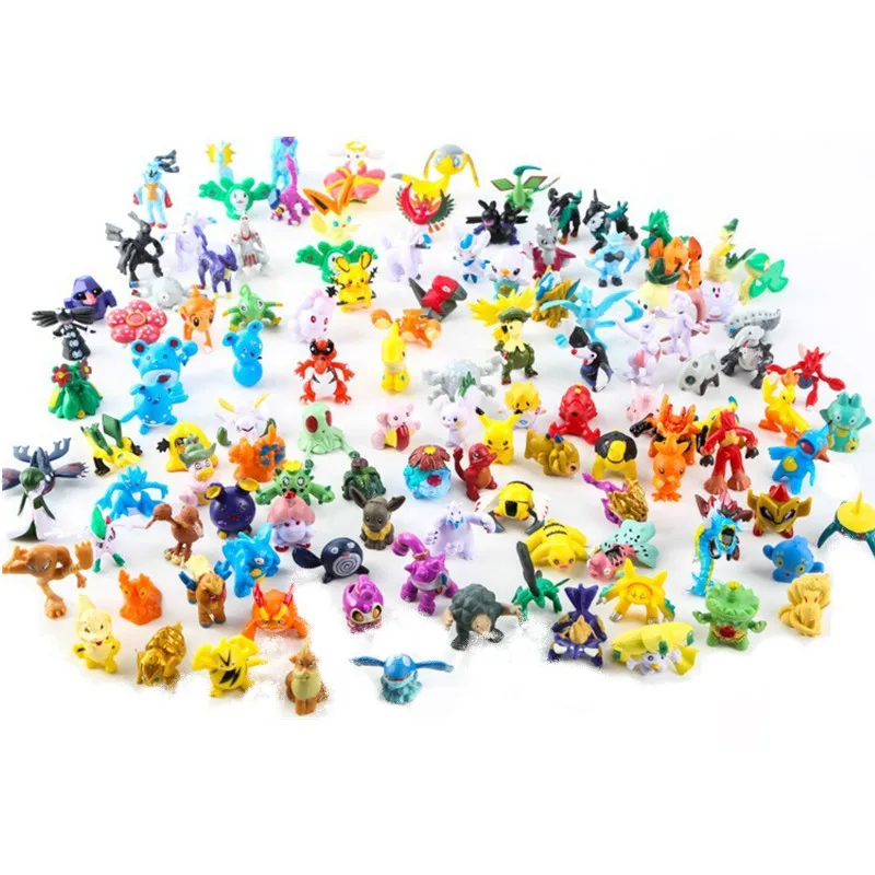 Cute Anime Merchandise - 2-3 CM Pokemon Anime Figürü Pikachu