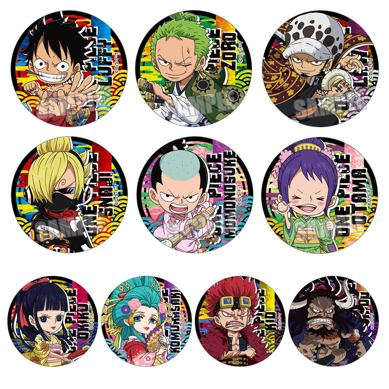 Anime Merchandise For Kids - One Piece Q Versiyonu Anime Rozeti