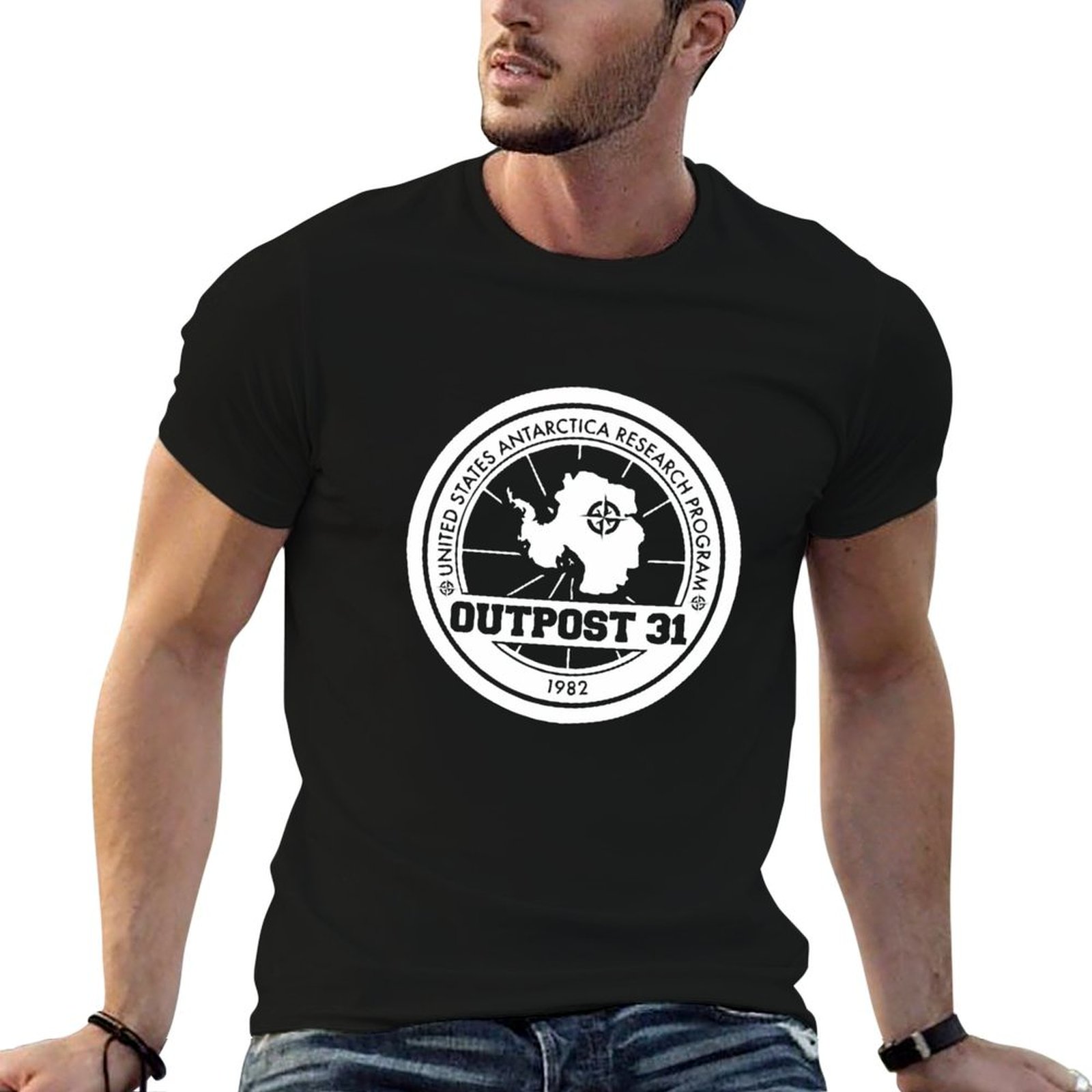 Anime Merchandise Shirt - Outpost 31 Logo MARKA ÜRÜNLERİ T-Shirt