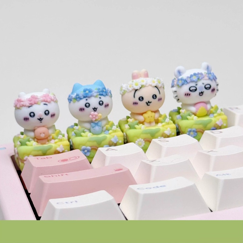 Keycap Artisan Anime - Chiikawa Hachiware Usagi Kawaii Anime Karikatür