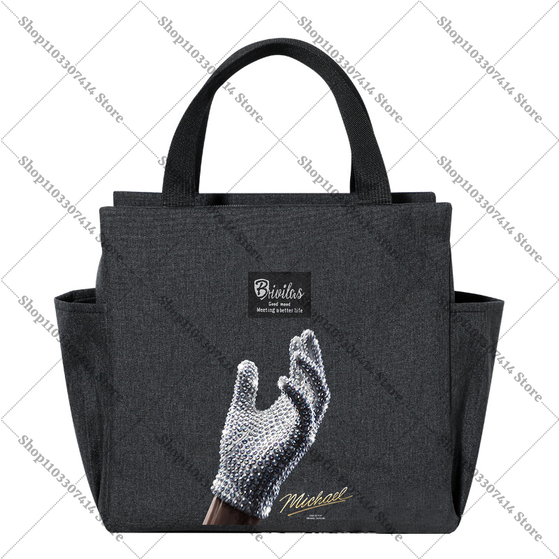 Anime Tote Bag - Yetişkin Moda Baskı Gıda Yalıtım Çantası