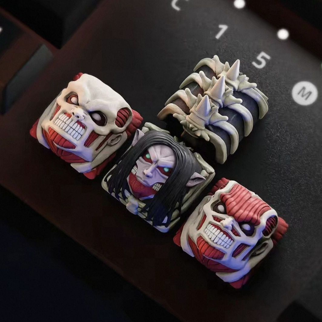 Keycap Artisan Anime - YENİ Attack on Titan Co markalı