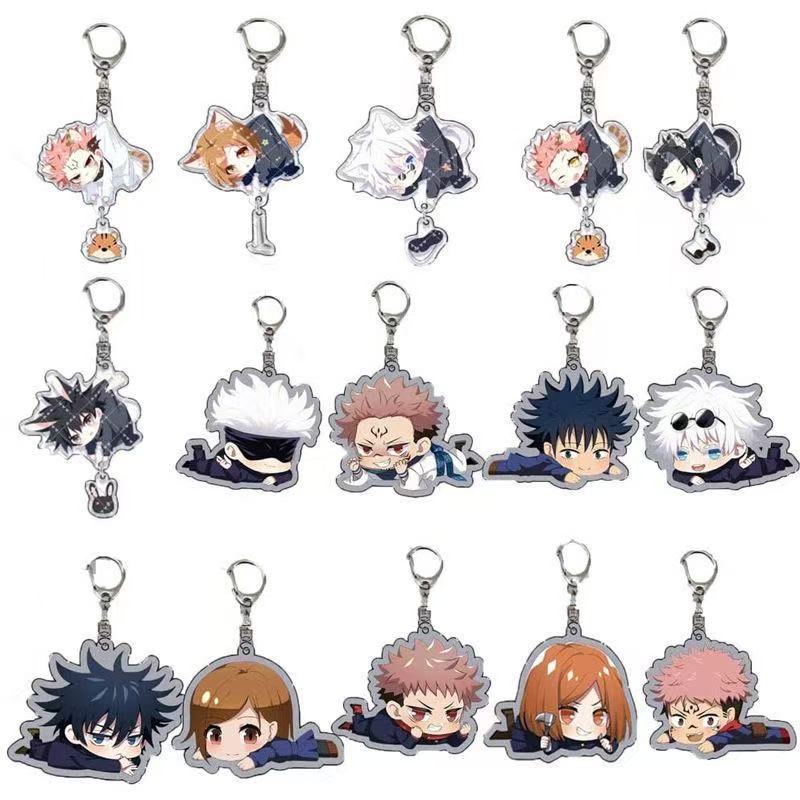 Gojo Anime Merchandise - Yeni Jujutsu Kaisen Akrilik Anahtarlık Sevimli