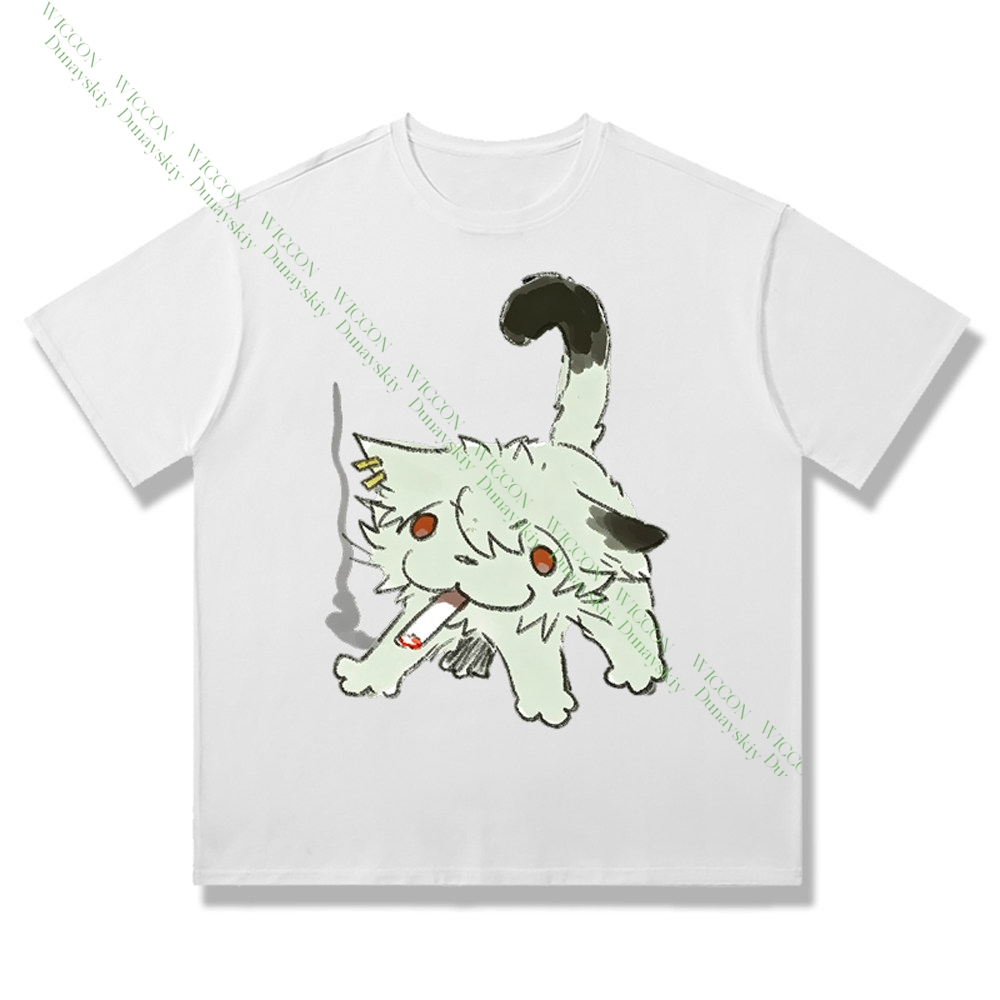 Chainsmoker Cat Yaniko Satou S - Anime Merchandise Shirt incelemesi ve fiyatı