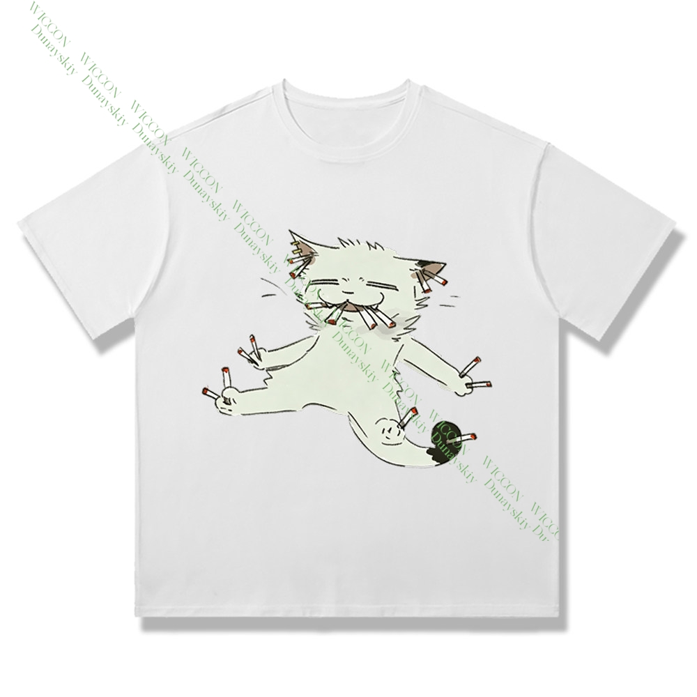 Chainsmoker Cat Yaniko Satou S - Anime Merchandise Shirt incelemesi ve fiyatı