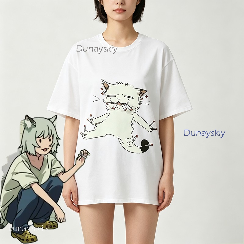 YesOk Chainsmoker Kedi Yaniko  - Anime Merchandise Shirt incelemesi ve fiyatı