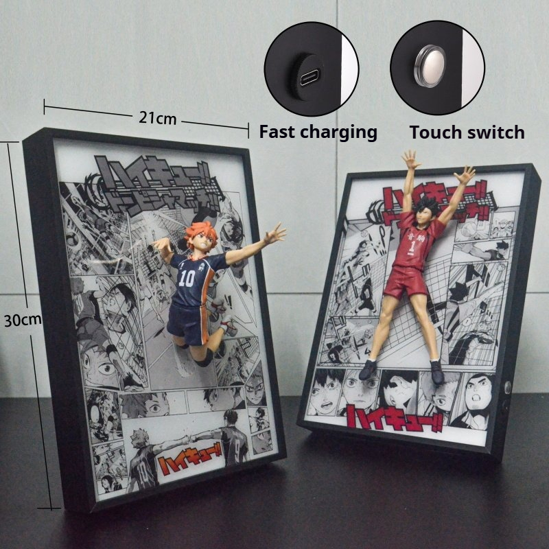 Haikyuu!! 3D Işık Boyama 21*30 - Anime Merchandise Haikyuu incelemesi ve fiyatı