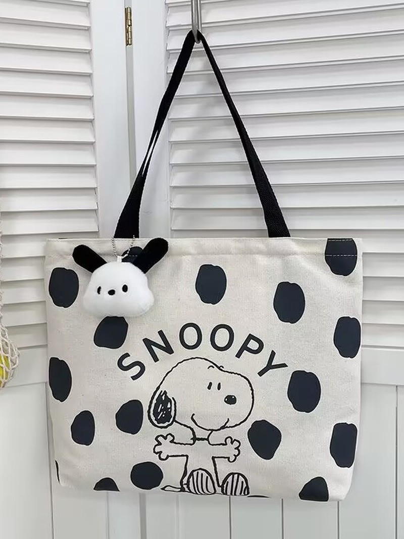 Karikatür Snoopy Kanvas Omuz Ç - Anime Tote Bag incelemesi ve fiyatı
