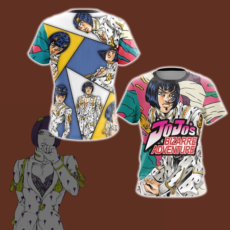 2026 Yeni JOJO Altın Rüzgar Br - Anime Merchandise Shirt incelemesi ve fiyatı