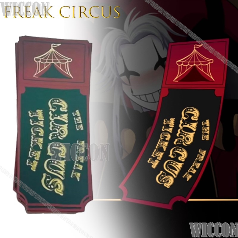 Freak Circus Bilet Kartı Kırmı - Anime Merchandise Europe incelemesi ve fiyatı