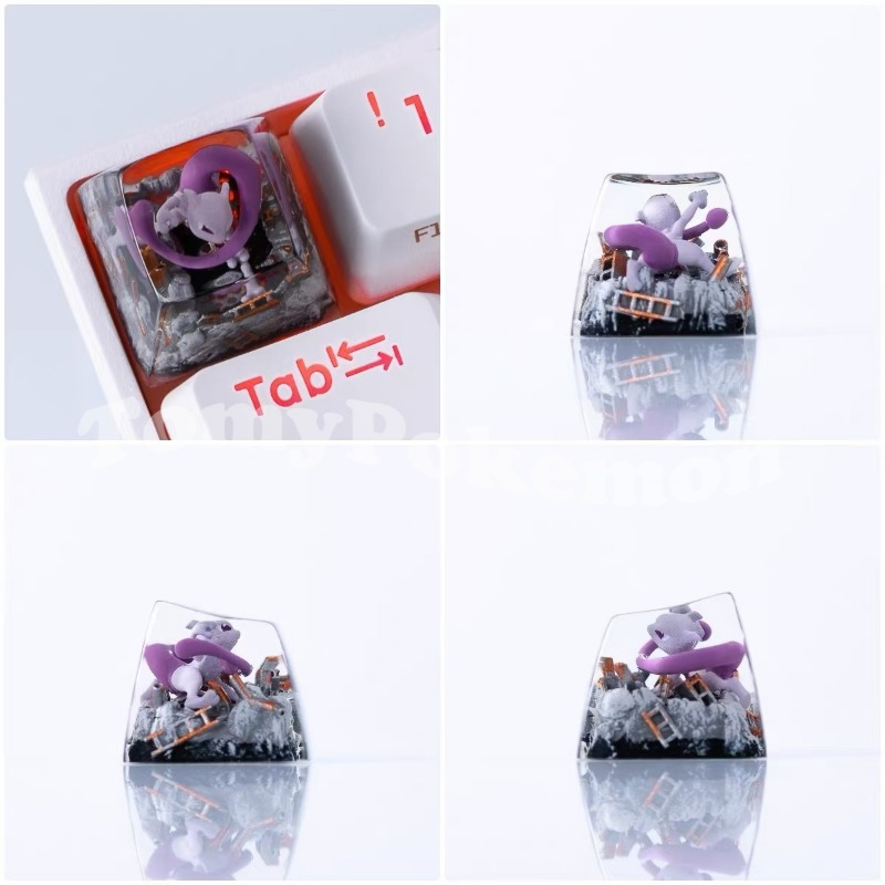 Pokemon Keycaps Mewtwo Umbreon - Keycap Artisan Anime incelemesi ve fiyatı