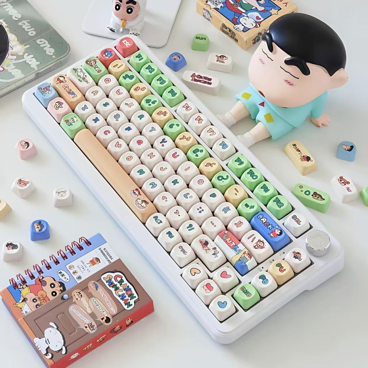 Crayon Shin-chan MOA Klavye Tu - Keycap Artisan Anime incelemesi ve fiyatı