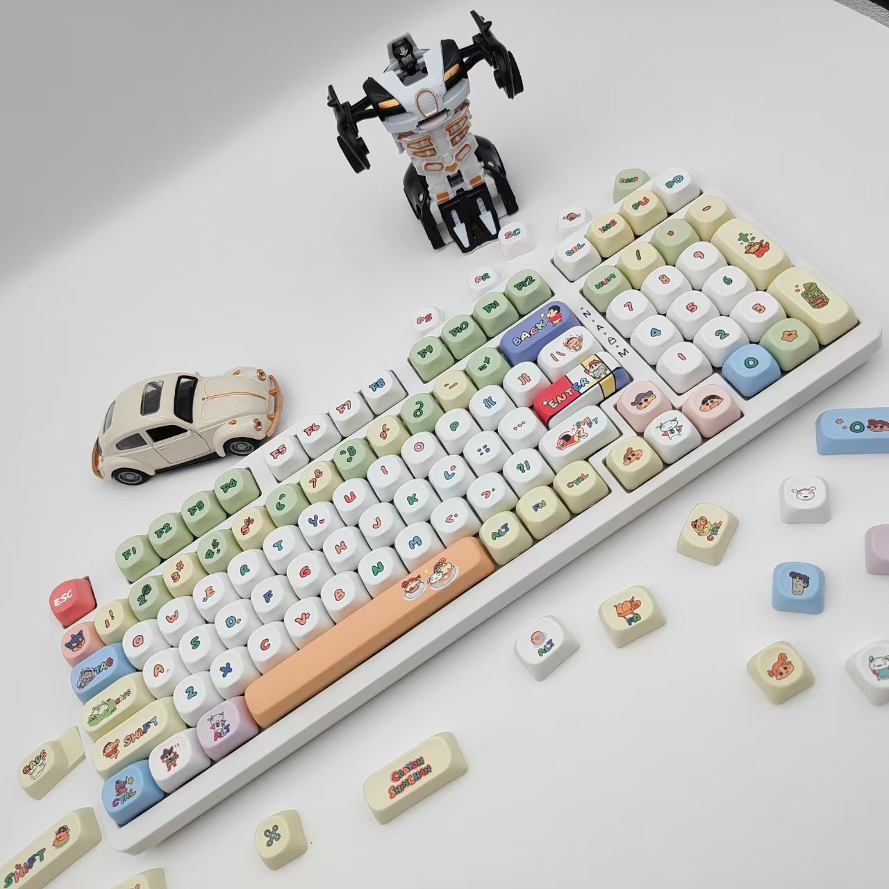 Crayon Shin-chan MOA Klavye Tu - Keycap Artisan Anime incelemesi ve fiyatı