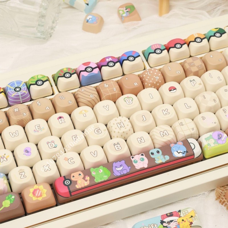 Anime Pokemon Keycaps MOA Yüks - Keycap Artisan Anime incelemesi ve fiyatı