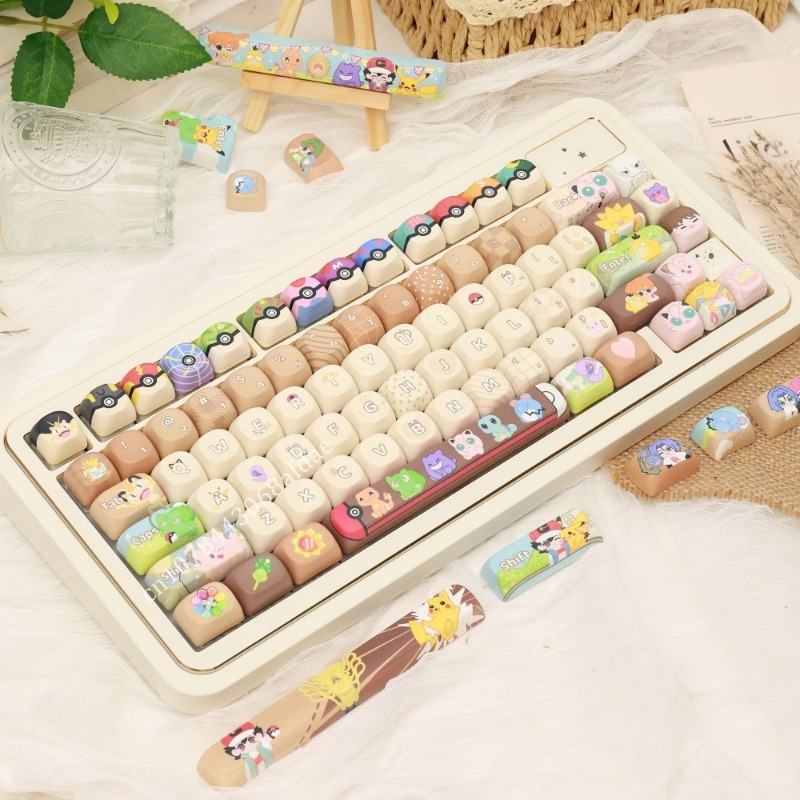 Anime Pokemon Keycaps MOA Yüks - Keycap Artisan Anime incelemesi ve fiyatı