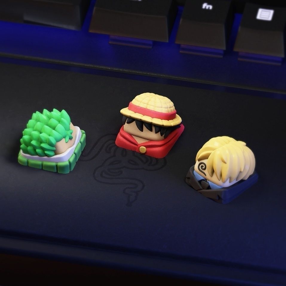 Yeni Kawaii TEK PARÇA Luffy Ke - Keycap Artisan Anime incelemesi ve fiyatı